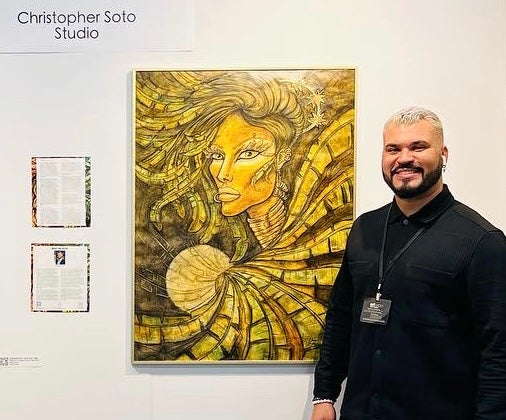 Christopher Soto at ART EXPO New York City 2022