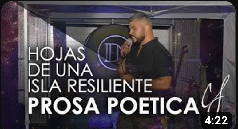 Hojas de una Isla Resiliente: Prosa Poetica